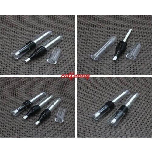 500pcs/lot 3.8ML Black Plastic Empty Nail Oil Pen Style Bottle with Brush for Nail Polish Makeup Pen with Empty Bottle F050704