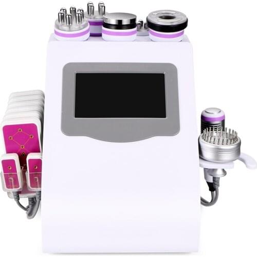9in1 LED Laser Fat Burning Weight Loss 40K Ultrasonic Slimming RF Vacuum Skin Tighten Machine
