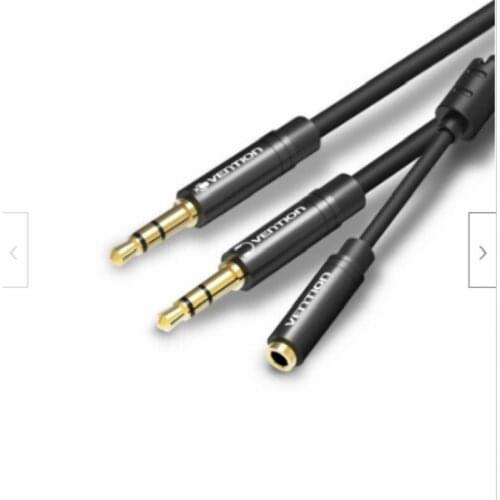 3.5mm Audio Extension Cable 3.5 Jack AUX Female to Dual Male T9P6