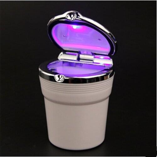 Car-Styling Car Cigarette ashtray with LED lamp case For Jeep Grand Cherokee Compass Commander Wrangler Rubicon SAHALA Patriot