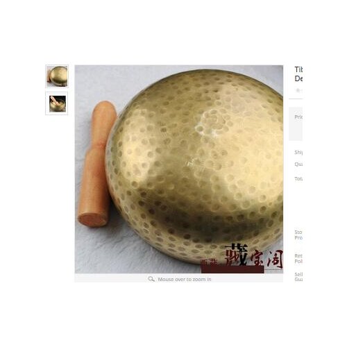 Chakra Meditation Home Decoration Religion Belief Buddhism copper singing bowls Wholesale brass Bowls Striker price Factory