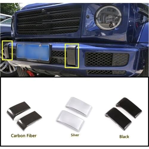 Car Front Bumper Decoration Trim Exterior Car Accessories For Mercedes Benz G class W463 G350 G400 G500 2019-2020