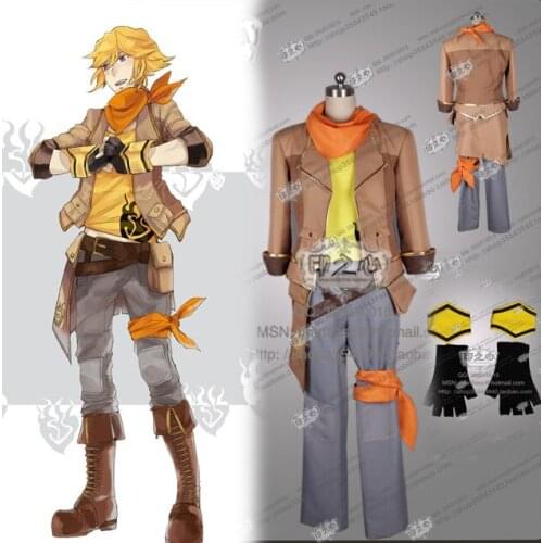 Yang Xiao Long Cosplay Costume Man versions with gloves 11