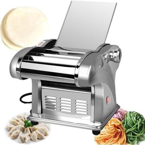 Electric Noodle Press Machine Spaghetti Pasta Maker Commercial Stainless Steel Dough Cutter Dumplings Roller Noodles Hanger