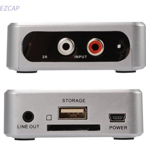 2017 New analog audio capture to usb flash disk, convert music to mp3, save into U Driver or SD Card directly, Free shipping