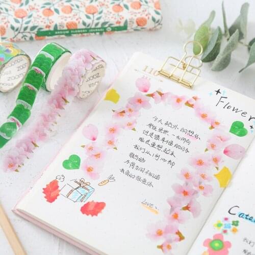 Cute Kawaii Decorative Washi Tape Scrapbooking Masking Tape Diary Stickers Korean Stationery School Supplies 016