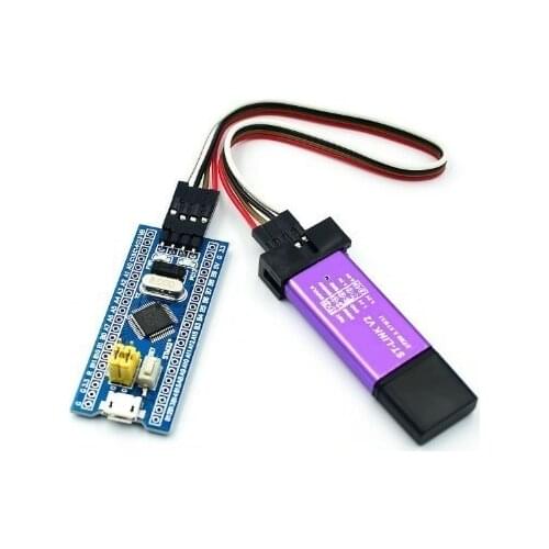 ST-Link V2 stlink mini STM8STM32 STLINK simulator download programming With Cover