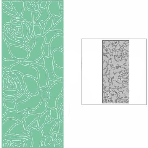 New Slim Spotted Lake Watercolor Background Plate Craft Embossing 2021 Metal Cutting Dies for DIY Scrapbooking Album Card Making