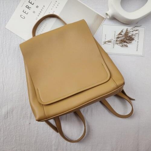 Genuine Leather Backpack College Style School Bag Small Backpack Women Mochila Feminina Korean Backpack Mochilas