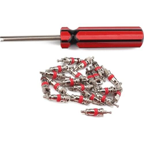 Car Truck Zinc alloy Tire Tyre Valve Stem Core Part Replacement Tyre Zinc Alloy Valve Stem Core Part Valve Core Wrench