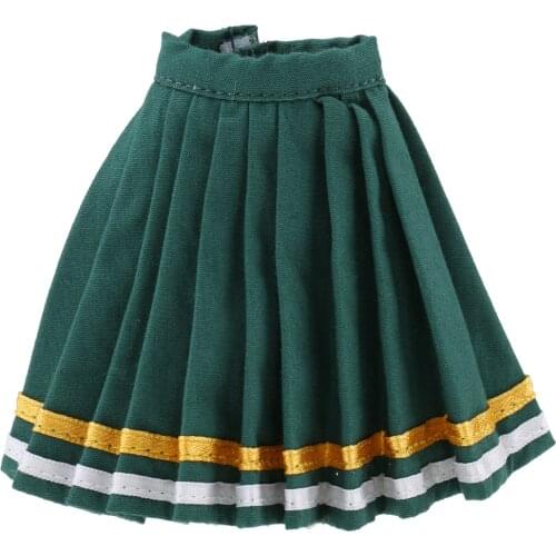 School Style Plaid/Striped Pleated Skirt for 12inch Blythe Momoko Dolls Clothes
