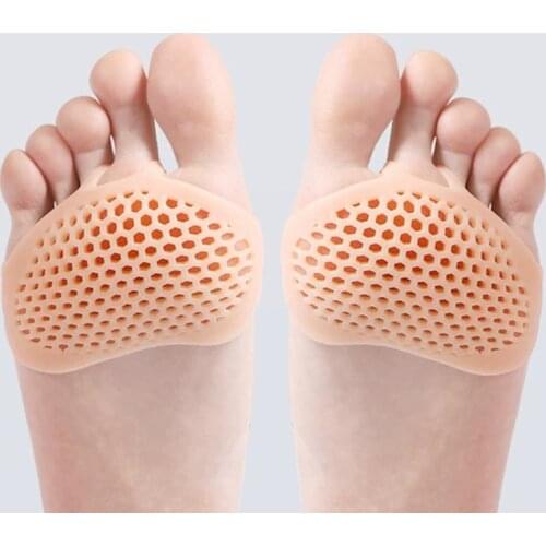 Insoles Forefoot Pads for Women High Heel Shoes Foot Blister Care Toes Insert Pad Silicone Gel Insole Pain Relief
