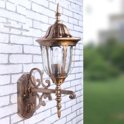 Outdoor Lighting Wall Lamps Balcony LED Wall Sconce Waterproof Garden Wall Light Fixtures Aluminum Glass Porch Lights Lampara