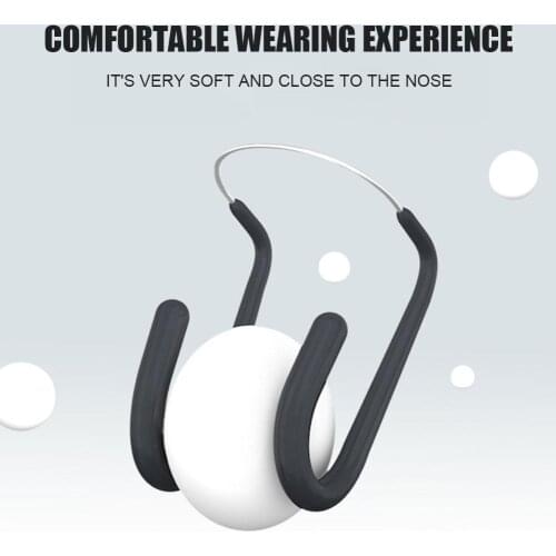 Universal Swim Training Waterproof Soft Silicone Swimming Clip Nose Plug D4F8