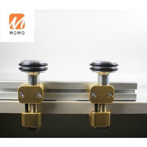 Stone seam leveling clamp device edge seamer