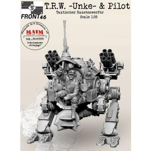 1/35 Modern armor warrior AND PILOT toy Resin Model Miniature resin figure Unassembly Unpainted