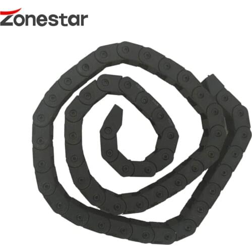 ZONESTAR 1M 10 x 10 mm Cable drag Chain Wire Carrier 10*10mm With End Fits