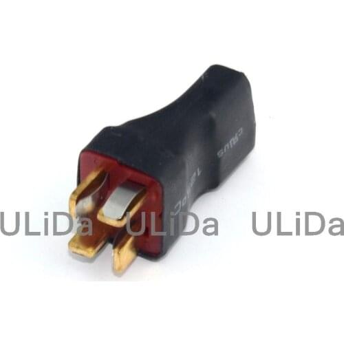 Wireless Deans Style Series Battery Connector 2 Ultra T-Plug Male to 1 Female for RC Helicopter Quadcopter