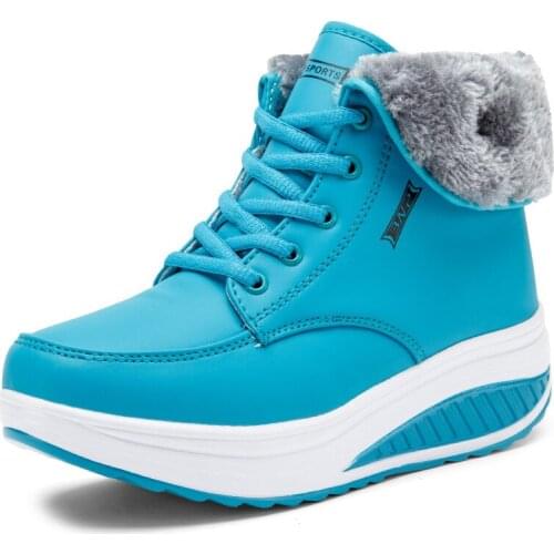 Ankle Boots For Women Pink Boots Wedge Boots Woman Shoes Luxury Winter Shoes Women Botines Mujer 2020 Chaussures Femme Ayakkabı