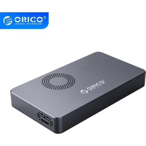 ORICO M2 NVMe Case Self-Cooling SSD Enclosure for M.2 M Key M+B Key SSD Disk USB C 10Gbps Hard Drive Enclosure M2 SSD Case