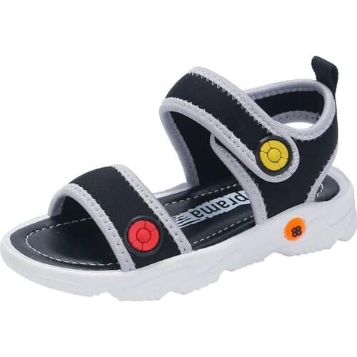 Children' Beach Sandals Girls Fashion Shoes Childrens Sofr Sole Sandals New Summer Casual Shoes Girls Sport Sandals 21-38