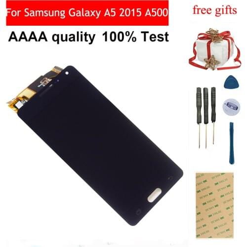 For Samsung Galaxy A5 2015 A500 A5000 A500F A500FU A500M A500Y A500FQ Touch Screen Digitizer + LCD Display Monitor Assembly