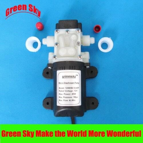 Max pressure 145PSI 4L/Min 12V DC 45W mist fog spray maker electric garden sprayer