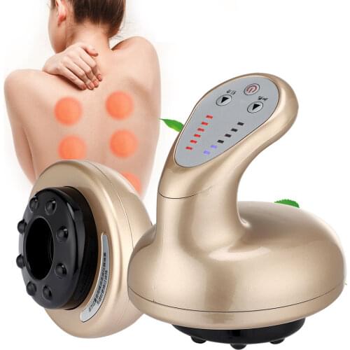 Electric Cupping Massager Vacuum Suction Cups Guasha Apparatus Meridian Fat Burning Slimming Negative Pressure Physiotherapy