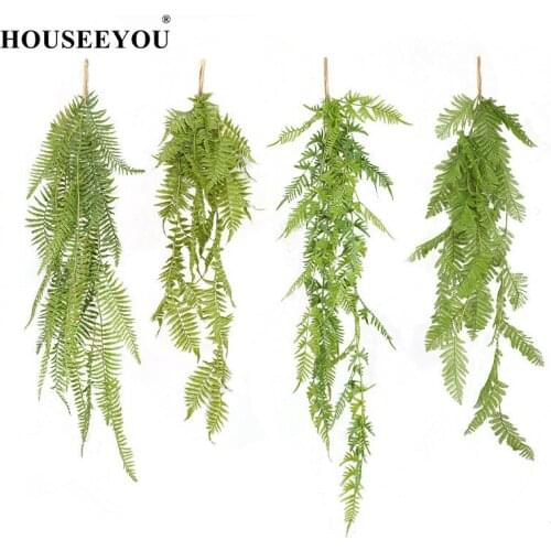 Simulation Wall Hanging Persian Leaves Artificial Plants Wrapped Plastic Flowers Home Decoration Furnishings