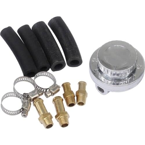 1-5 PSI Fuel Pressure Regulator Valve 8mm 10mm Tail For Carburettor