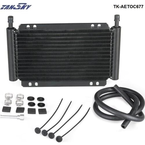 Racing Car Performance 13 Row Cooling Products Plate & Fin Trans Cooler Kit (11/32") Series 8000 Type TK-AETOC677