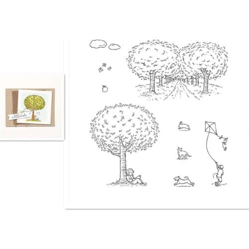 TREES Metal Cutting Dies and Stamps For Scrapbooking DIY Paper/photo Cards New Design Cutting Dies Craft Cuts 2021