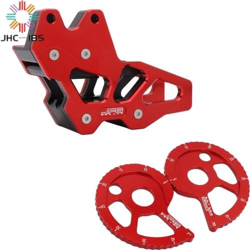 Motorcycle CNC Aluminum Sprocket Guide Chain Adjuster Chain Guard Guide Protection For CRF150F CRF230F 2003-2009 2012-2017