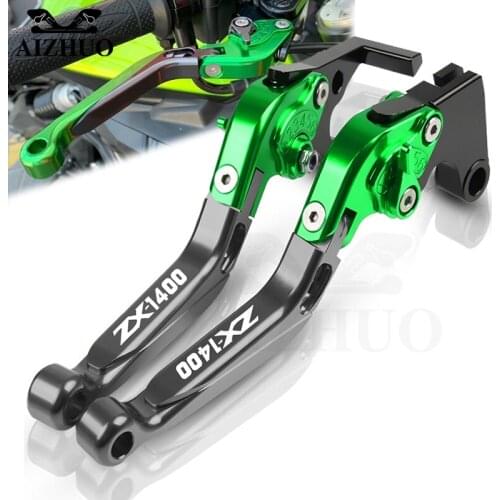 Motorcycle CNC Adjustable Clutch Brake Levers FOR KAWASAKI ZX1400 ZX 1400 14R ZX14R 2006-2016 2015 2014 Handbrake Accessories