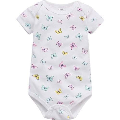 Baby Siamese clothes summer thin section male baby clothes cotton pajamas summer short-sleeved newborn children summer dress