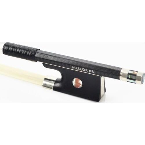 Full 4/4 Size Diamond Carbon Fiber Violin Bow Melody Tone Great Elasticity and Hardness MELLOR Professional Level P1 Violin Part