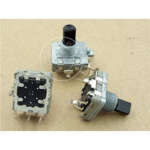 Volume encoder Taiwan 16 with push switch 24 step handle 15MM switch