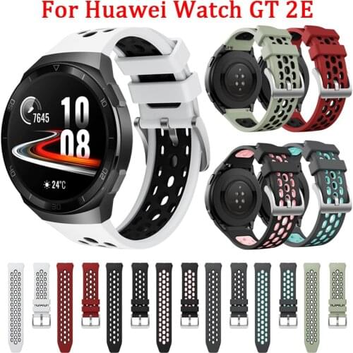 Bracelet Band 22MM For huawei watch gt2e smart watch Replacement Soft Silicone Watchstrap For Huawei Gt 2E Wristband Accessories