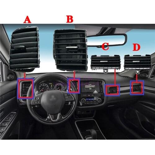 Car AC Air Conditioning Vent Outlet For Mitsubishi For Outlander 2013-2019