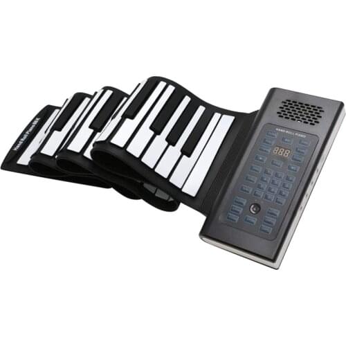 88 Keys Roll Up Piano Keyboard Portable Keyboard Piano Hand Roll Electric Piano Keyboard Forkids Adults Beginner EU Plug
