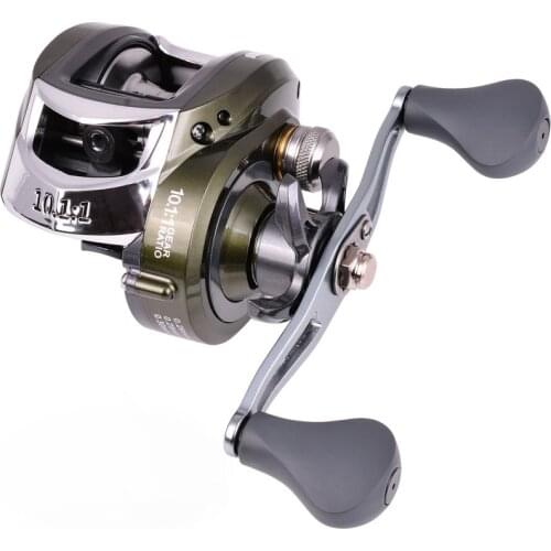 19+1BB 10.1:1 10kg Max Darg Baitcasting Fishing Reelslow Profile Reel Bait Casting Fishing Reels Wheel Carretilha de pesca