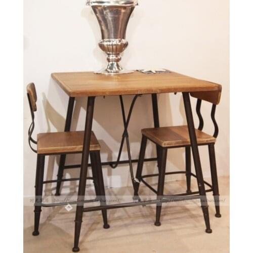 American country wrought iron tables and chairs outdoor leisure garden balcony living room dining table and chairs hanging cafe