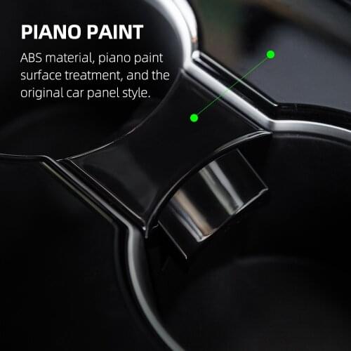 Vxvb For Tesla Model 3 2020 Accessories Cup Holder Clip Car Water Cup Slot Slip Limit Clip Model Three Accessory Interior