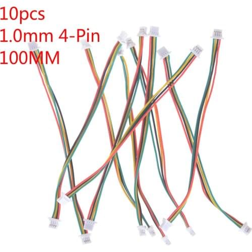 5pcs/10pcs/lot Mini Micro SH 1.0mm/2.0mm 2/3/4/5/6Pin JST Double Connector Plugs Wires Cables 100mm/200mm