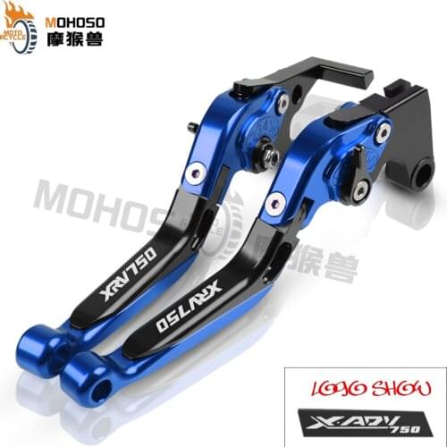 Motorcycle Accessories CNC Folding Extendable adjustable Brake Clutch Levers For Honda XRV750 XRV 750 L-Y Africa Twin 1990-2003