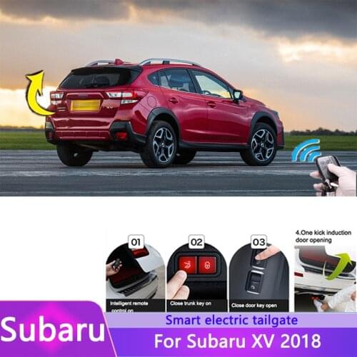 Car Electric Tailgate For Subaru XV 2018 Intelligent Tail Box Door Power Operated Trunk Decoration Open Refitted Upgrade