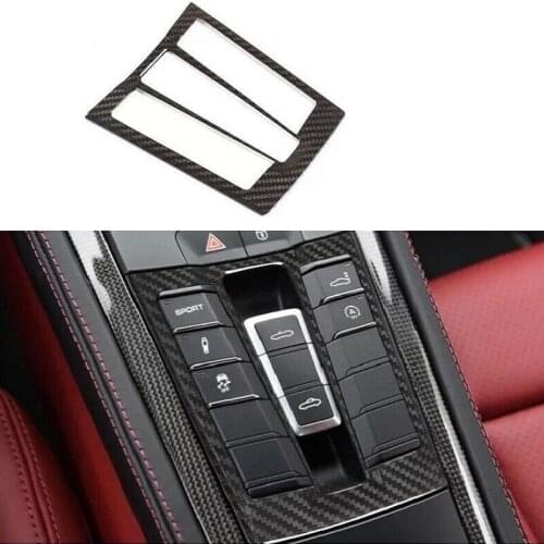 Fit For Porsche 718 911 2012-2019 Dry Carbon Central Control Mode Switch Frame Car Accessories