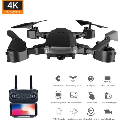 Drone 4K With HD Camera WIFI 1080P Dual Camera Quadcopter Professional Camera Drone Free Spare Battery Kids Toy Kids Gifts