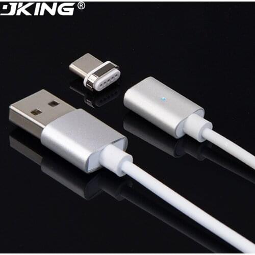 JKING Magnetic Cable USB Type C Cable for Phone Charger 3A Magnetic Charging USB C Type-C Cable Wire for Samsung Xiaomi