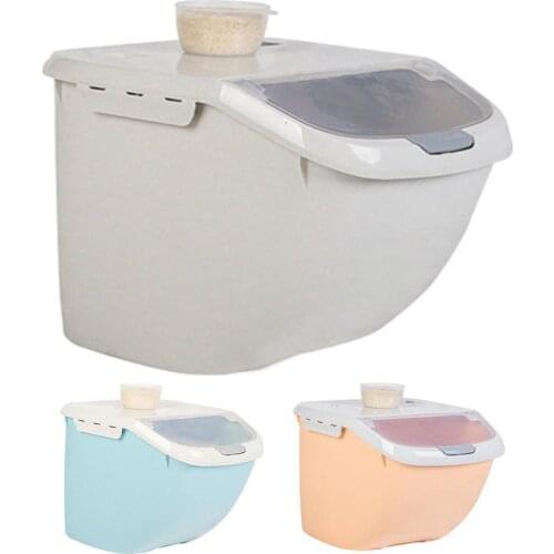 Storage Box Reusable Dust-proof PP Sealed Food Storage Containers for Rice